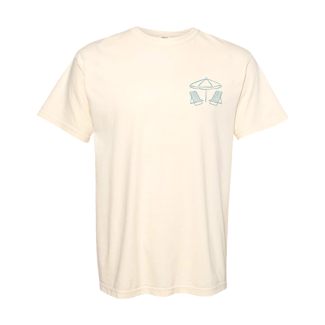 Beach Bachelorette Doodle, Girls Trip, Two-Sided Design, T-Shirt