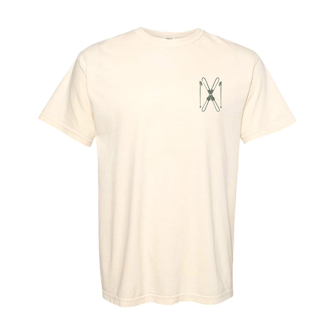 Ski Bachelorette Doodle, Girls Trip, Two-Sided Design, T-Shirt