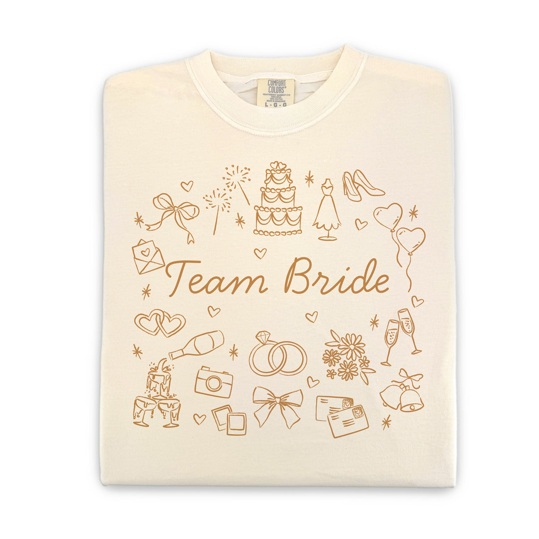 Bridal Doodle Icon Shirt, Bridesmaid Gift, T-Shirt