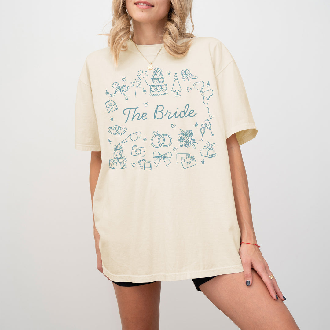Bridal Doodle Icon Shirt, Bridesmaid Gift, T-Shirt – Best Day Ever Spot
