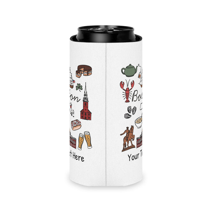 Boston Can Cooler — Personalized Bachelorette Party Can Cooler