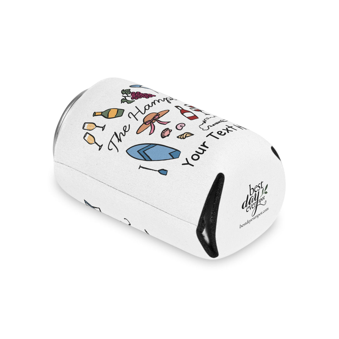 Hamptons Can Cooler — Personalized Bachelorette Party Can Cooler