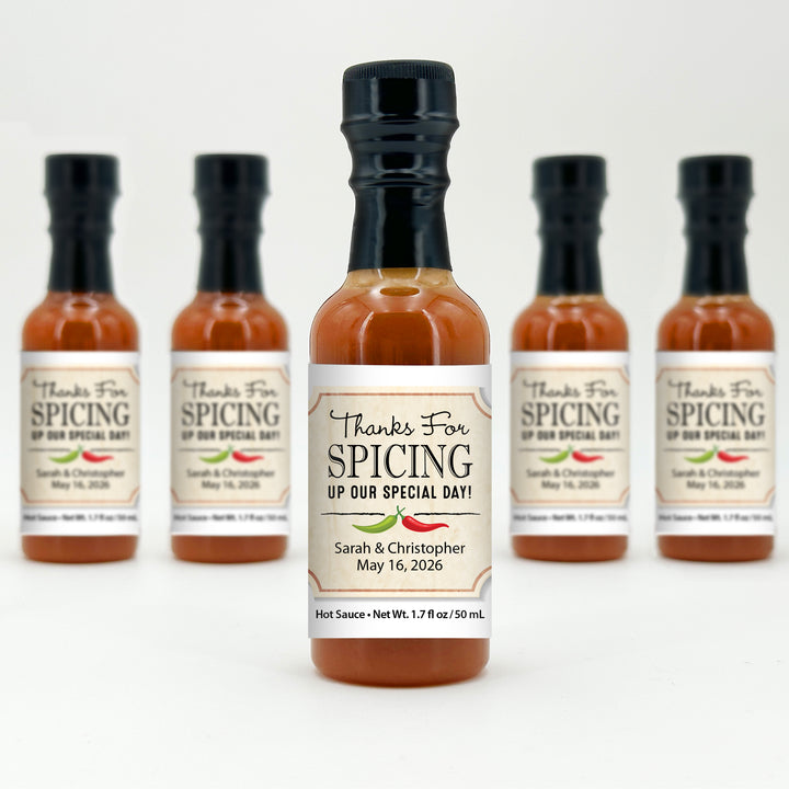 Hot Sauce Wedding Favors, Hot Sauce Gift, Wedding Favors, Mini Hot Sauce, Custom Hot Sauce