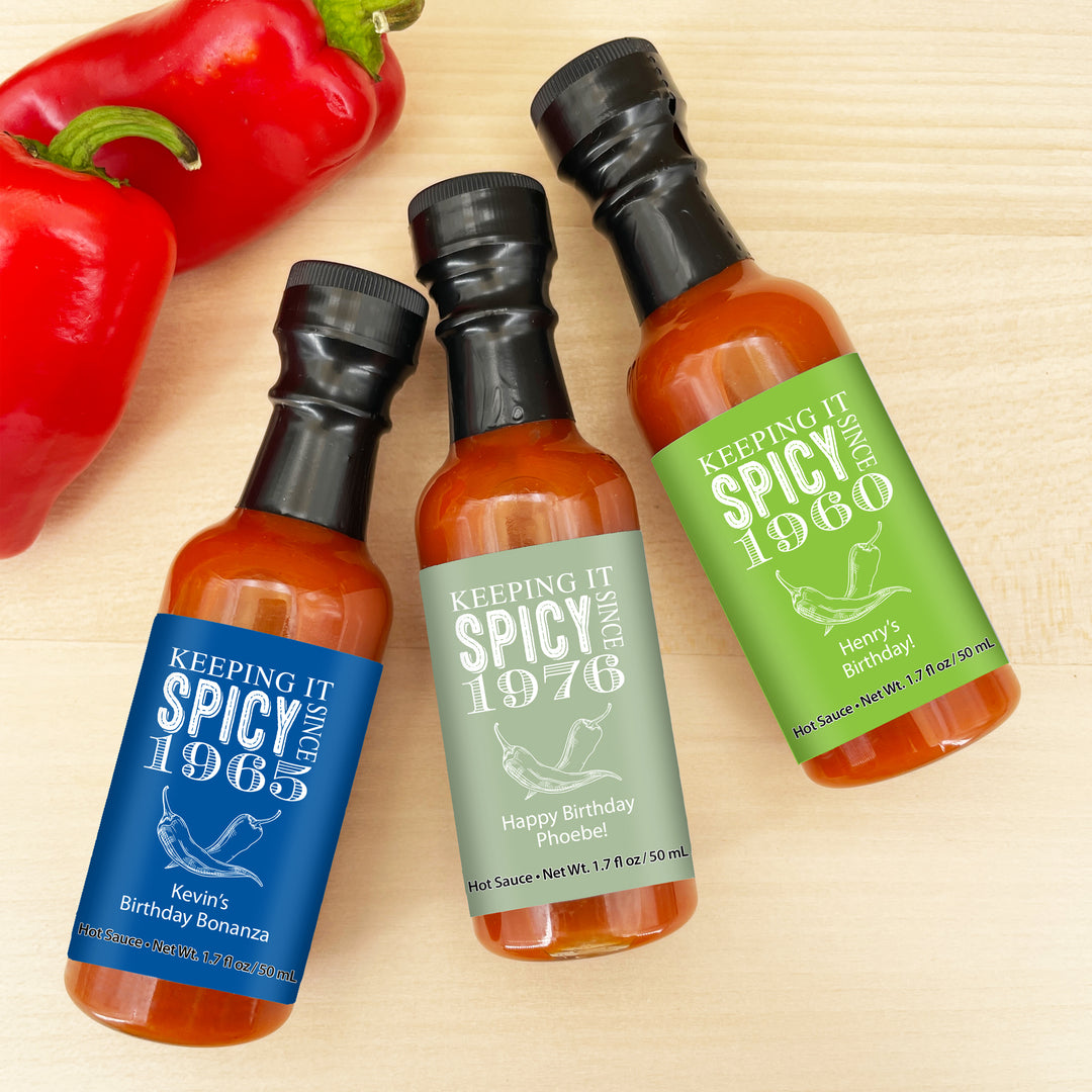 Hot Sauce Gift, Anniversary Party Favors, Custom Hot Sauce, Birthday Party Favors