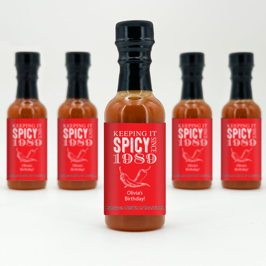 Hot Sauce Gift, Anniversary Party Favors, Custom Hot Sauce, Birthday Party Favors