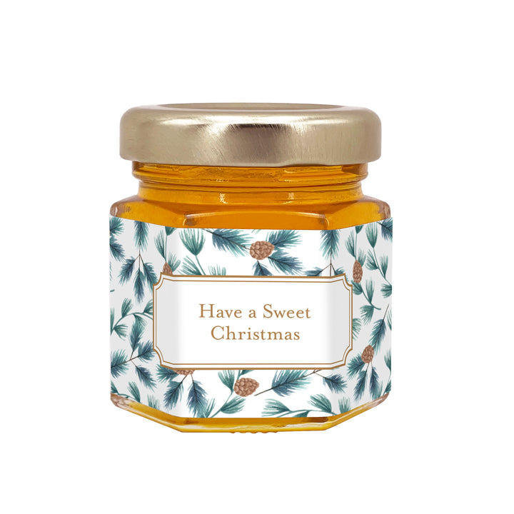 Christmas Honey Jar Favors, Christmas Party Favors, Stocking Stuffer Ideas, Winter Patterns