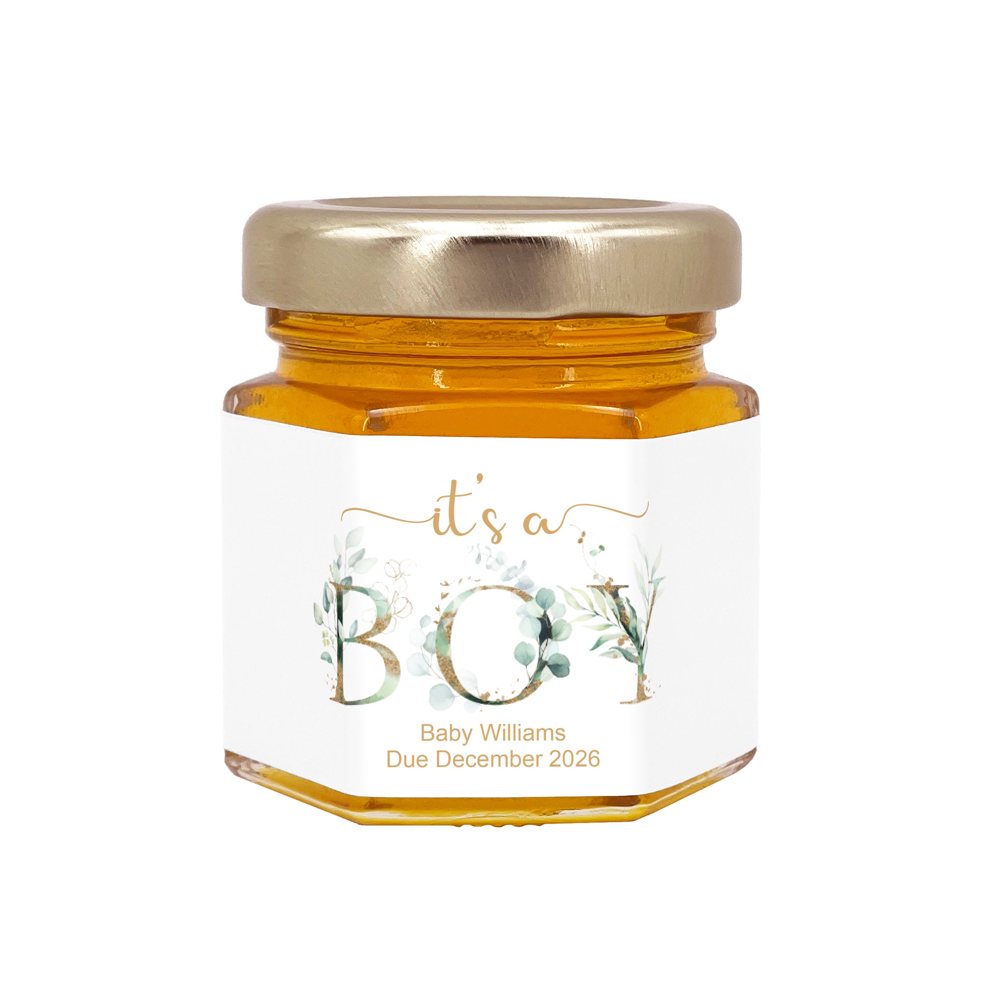 Honey Baby Shower Favors, Mini Honey Jar Favors, It's A Boy – Best