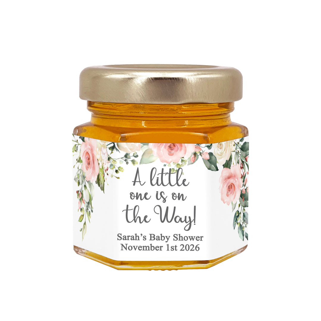 Honey Baby Shower Favors Mini Honey Jar Favors Pink Floral Roses honey-baby-shower-favors-mini-honey-jar-favors-pink-floral-roses