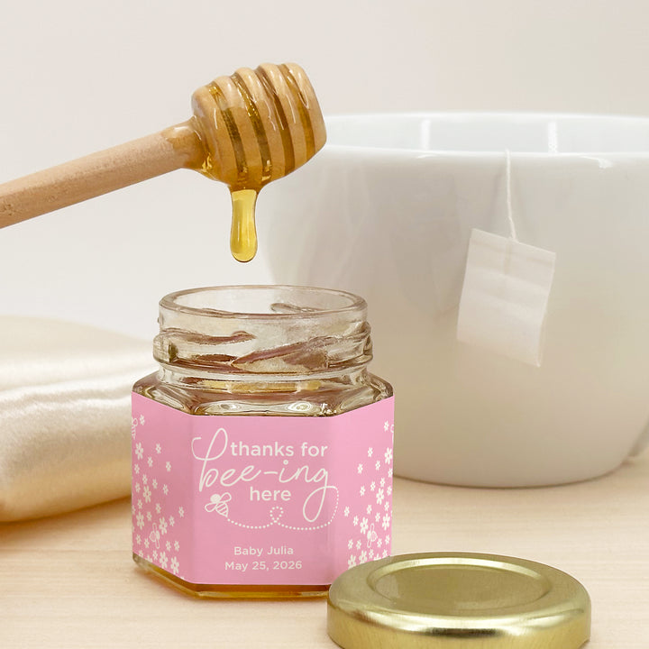 Honey Baby Shower Favors, Mini Honey Jar Favors