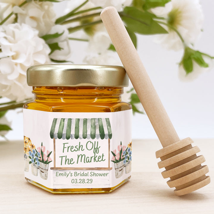 Fresh Off the Market, Bridal Shower Honey Jars