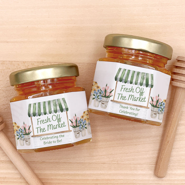 Fresh Off the Market, Bridal Shower Honey Jars