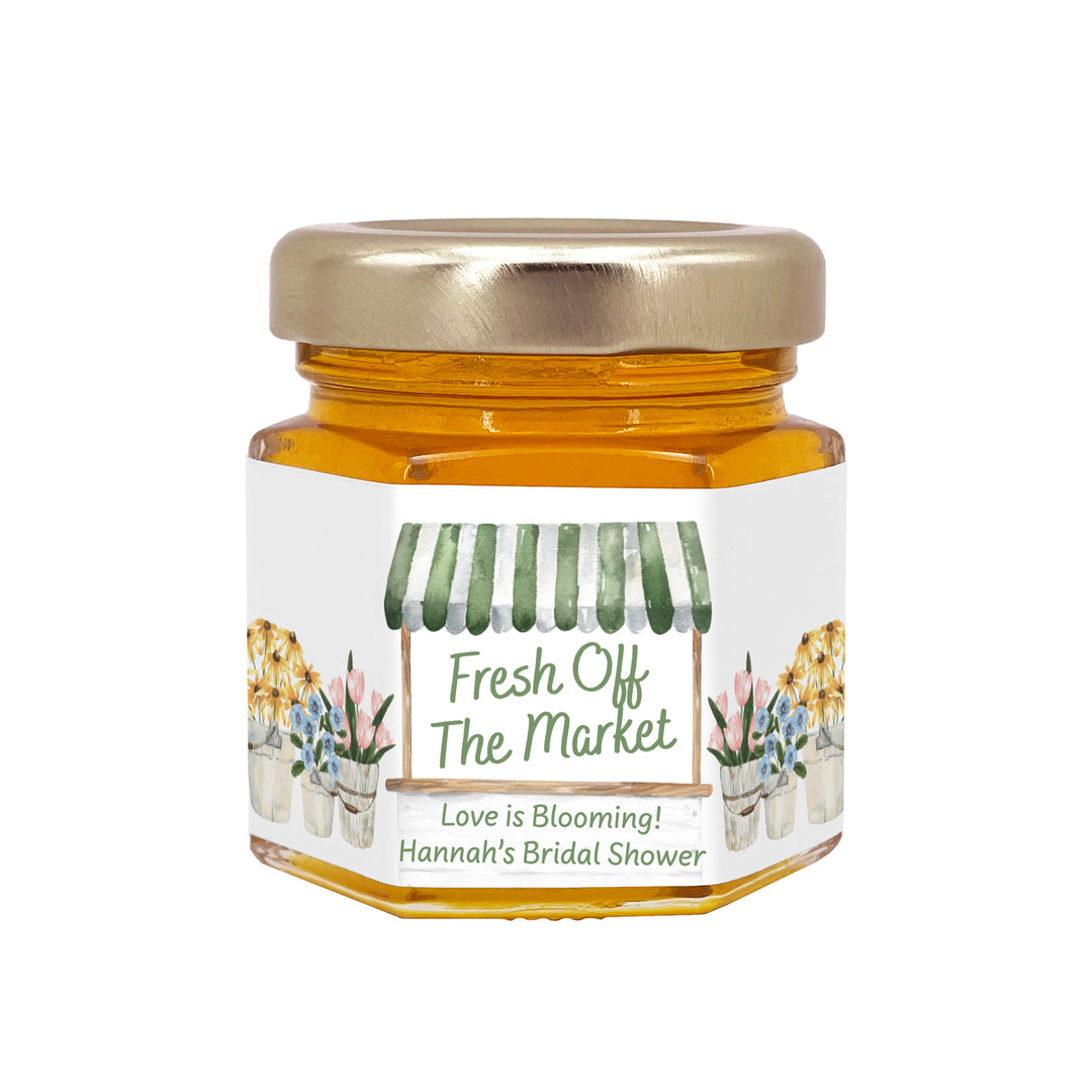 Fresh Off the Market, Bridal Shower Honey Jars