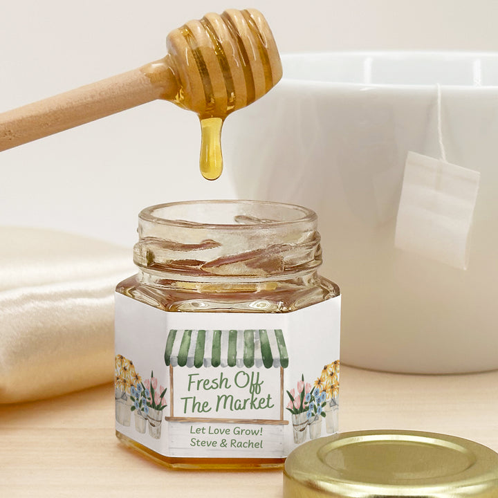 Fresh Off the Market, Bridal Shower Honey Jars