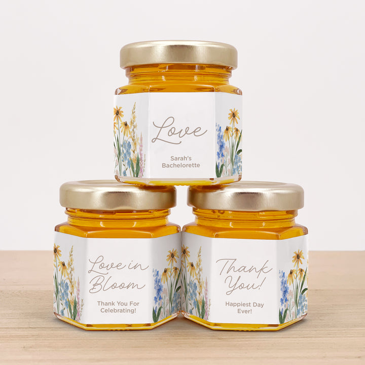 Honey Wedding Favors, Bridal Shower Favor, Love in Bloom, Let Love Grow