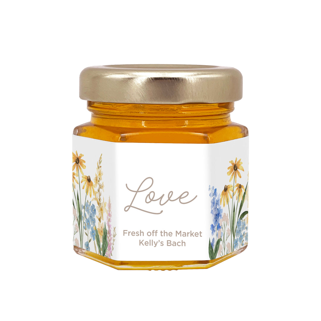 Honey Wedding Favors, Bridal Shower Favor, Love in Bloom, Let Love Grow
