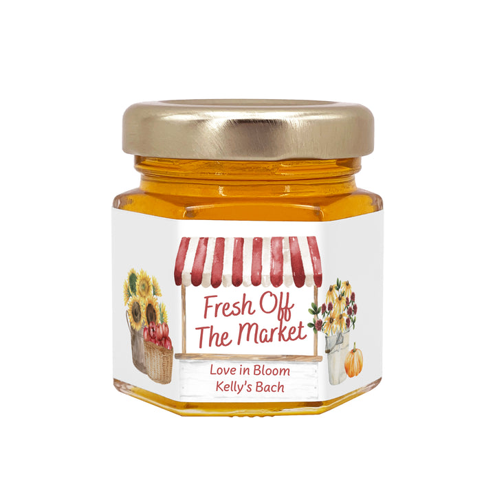 Fall Fresh Off the Market, Bridal Shower Honey Jars