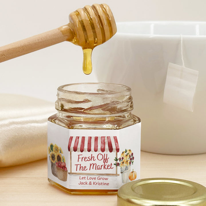 Fall Fresh Off the Market, Bridal Shower Honey Jars