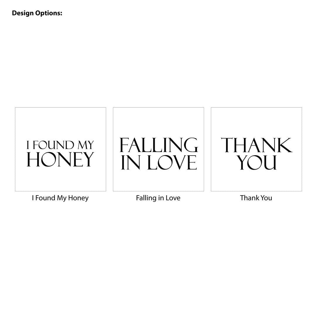 Honey Wedding Favors, Bridal Shower Favors, Harvest Grass Honey