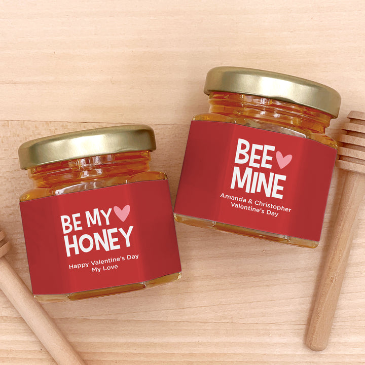 Honey Valentine's Day Favors, Galentine's Honey, Bee Mine, Be My Honey
