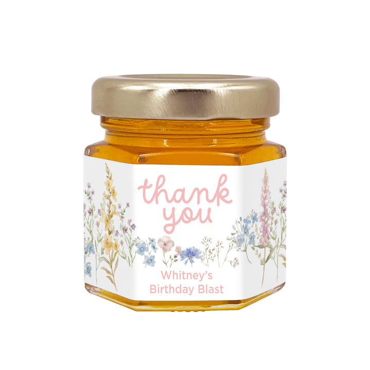 Little Wildflower Birthday, Wild One, Two Wild, Wild & Three, Birthday Honey Jars