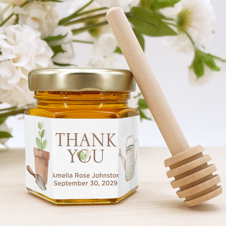 Little Sprout Birthday, Our Little Sprout is Turning One, Birthday Honey Jars