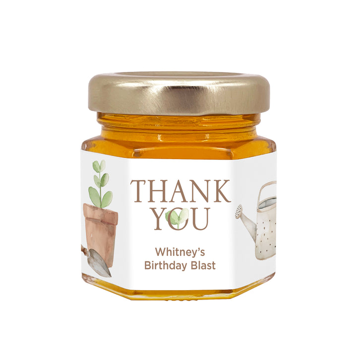 Little Sprout Birthday, Our Little Sprout is Turning One, Birthday Honey Jars