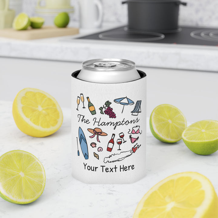 Hamptons Can Cooler — Personalized Bachelorette Party Can Cooler