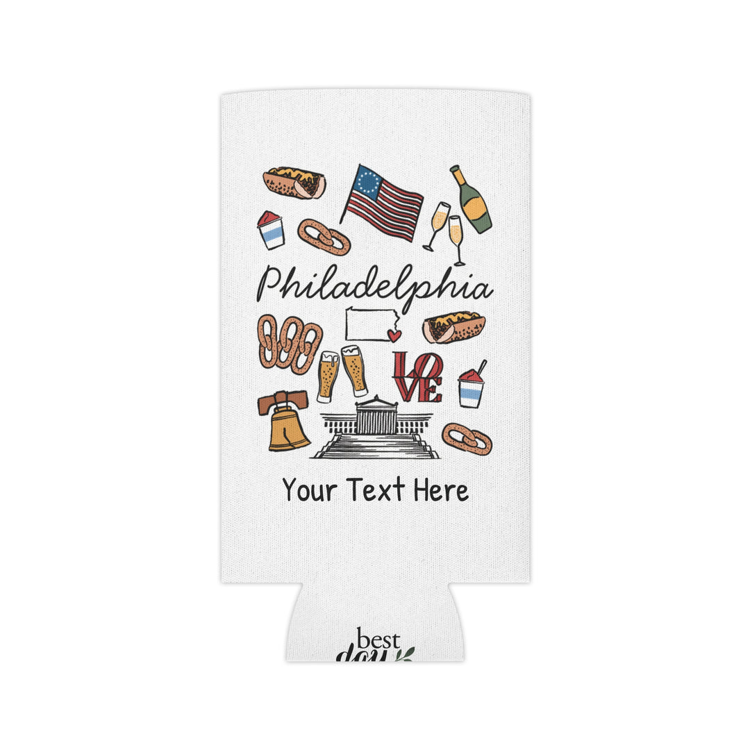 Philadelphia Can Cooler — Personalized Bachelorette Party Can Cooler