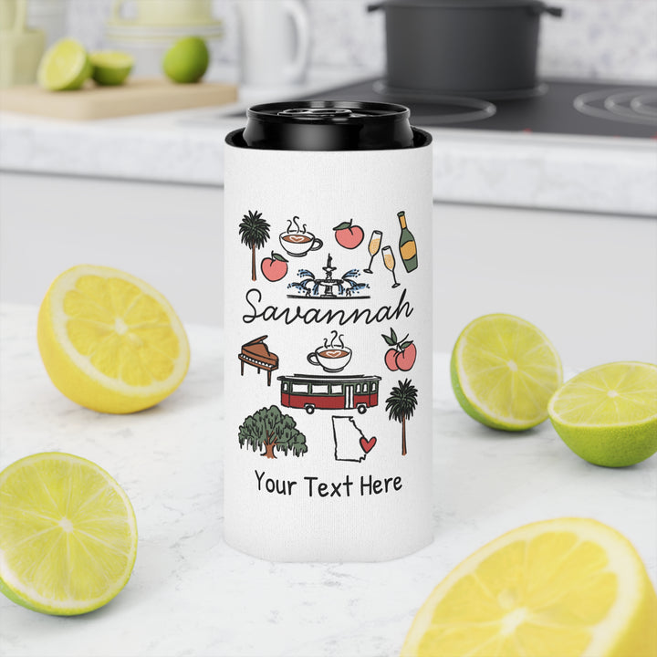 Savannah Can Cooler — Personalized Bachelorette Party Can Cooler
