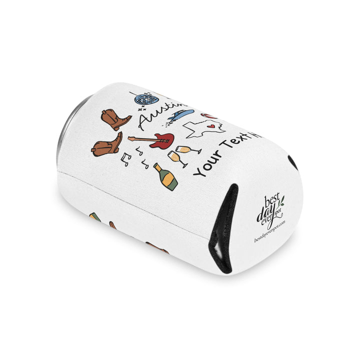 Austin Can Cooler — Personalized Bachelorette Party Can Cooler