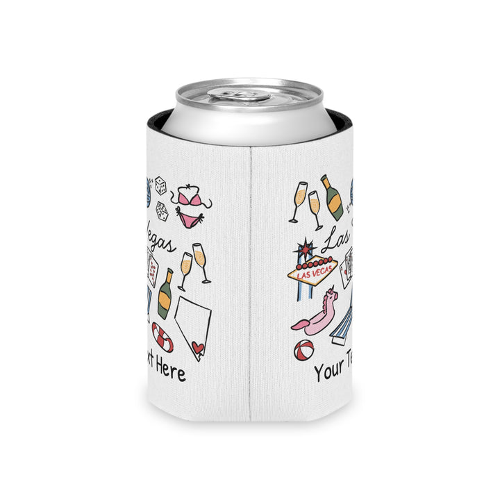 Las Vegas Can Cooler — Personalized Bachelorette Party Can Cooler