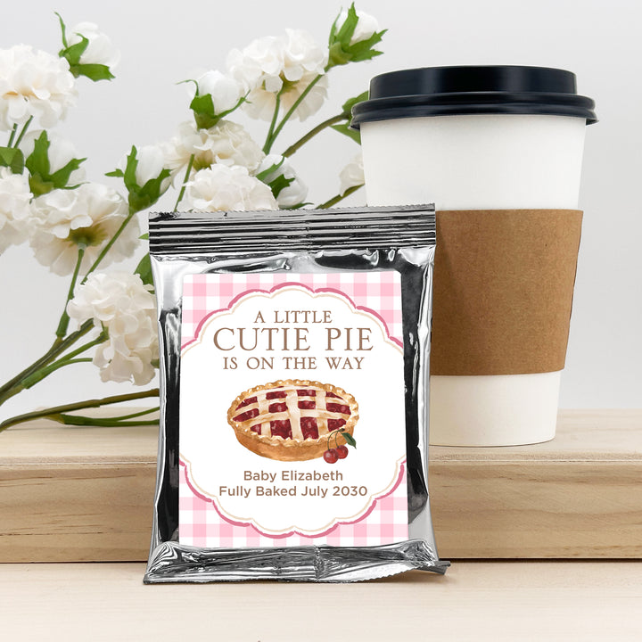 A Little Cutie Pie is on the Way, Coffee Favors
