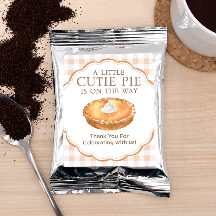 A Little Cutie Pie is on the Way, Coffee Favors