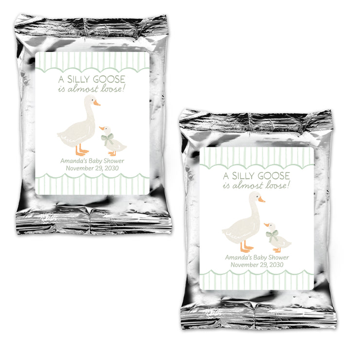 A Silly Goose is Almost Loose, Baby Shower Coffee Favors
