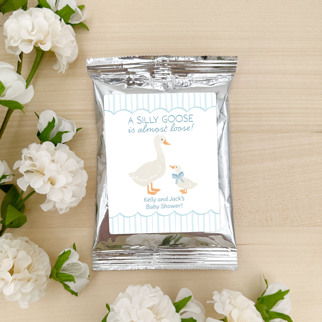 A Silly Goose is Almost Loose, Baby Shower Coffee Favors