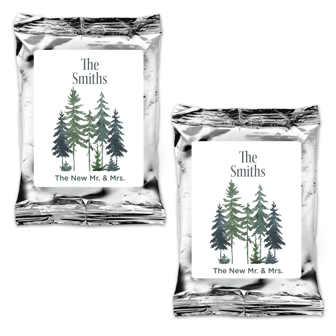 Watercolor Pine Trees Coffee