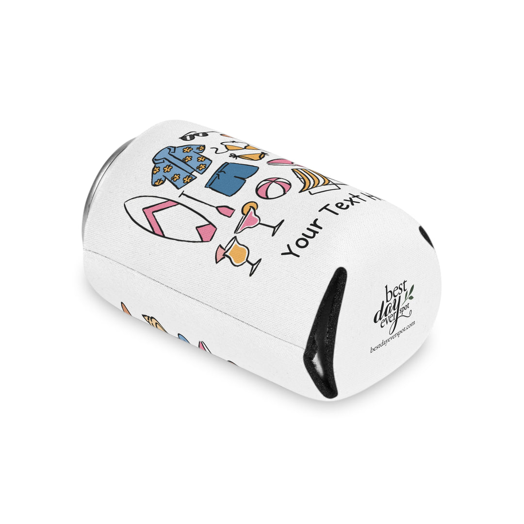 Beach Can Cooler — Personalized Bachelorette Party Can Cooler