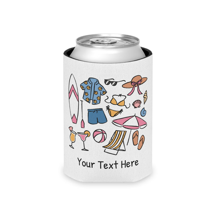 Beach Can Cooler — Personalized Bachelorette Party Can Cooler