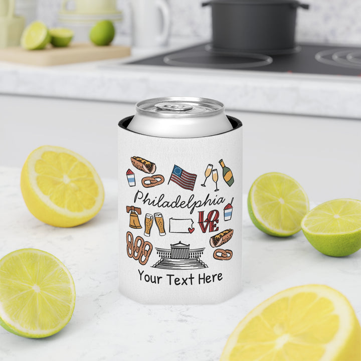 Philadelphia Can Cooler — Personalized Bachelorette Party Can Cooler