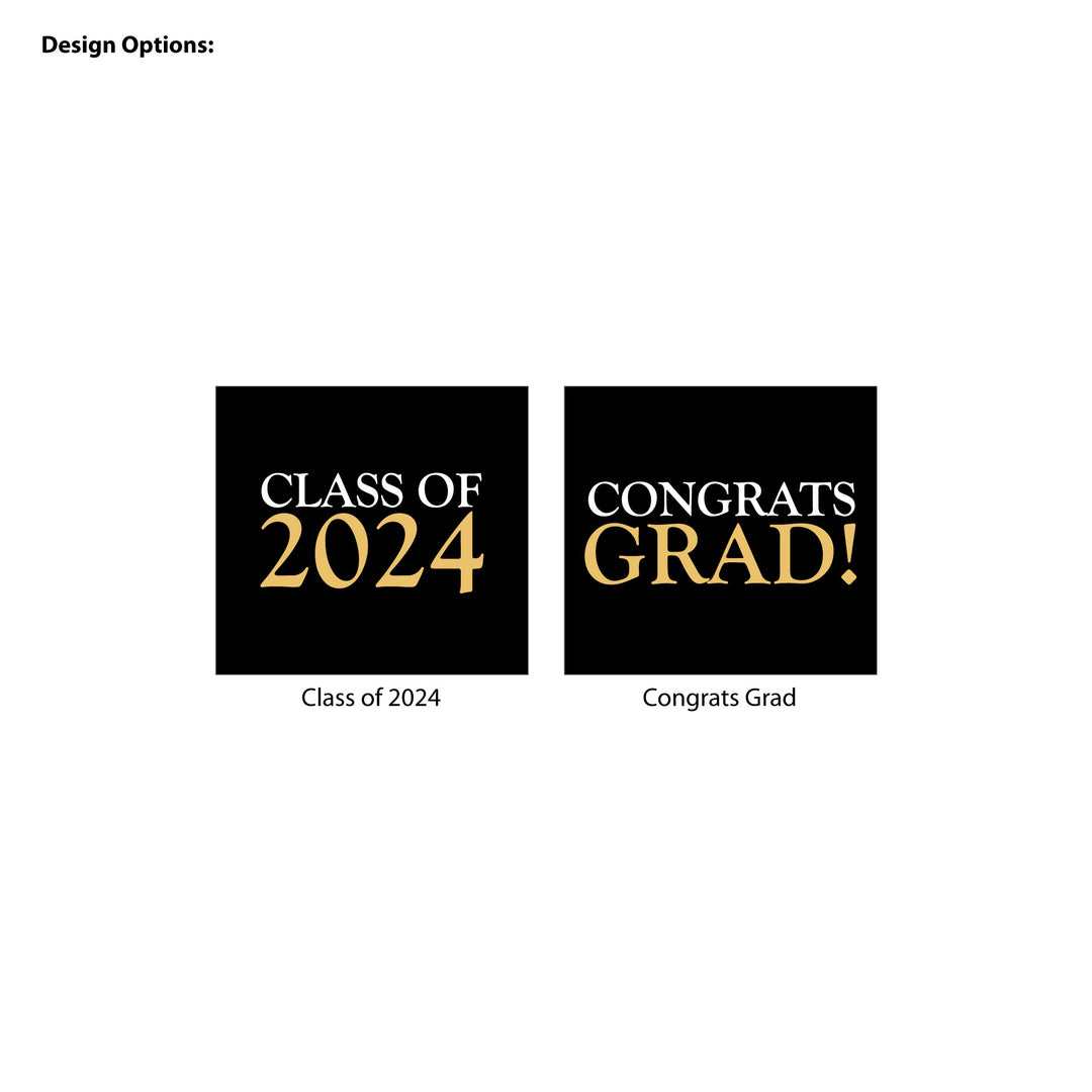 Champagne Gummy Bears Graduation Favors, Congrats Grad Confetti Stars