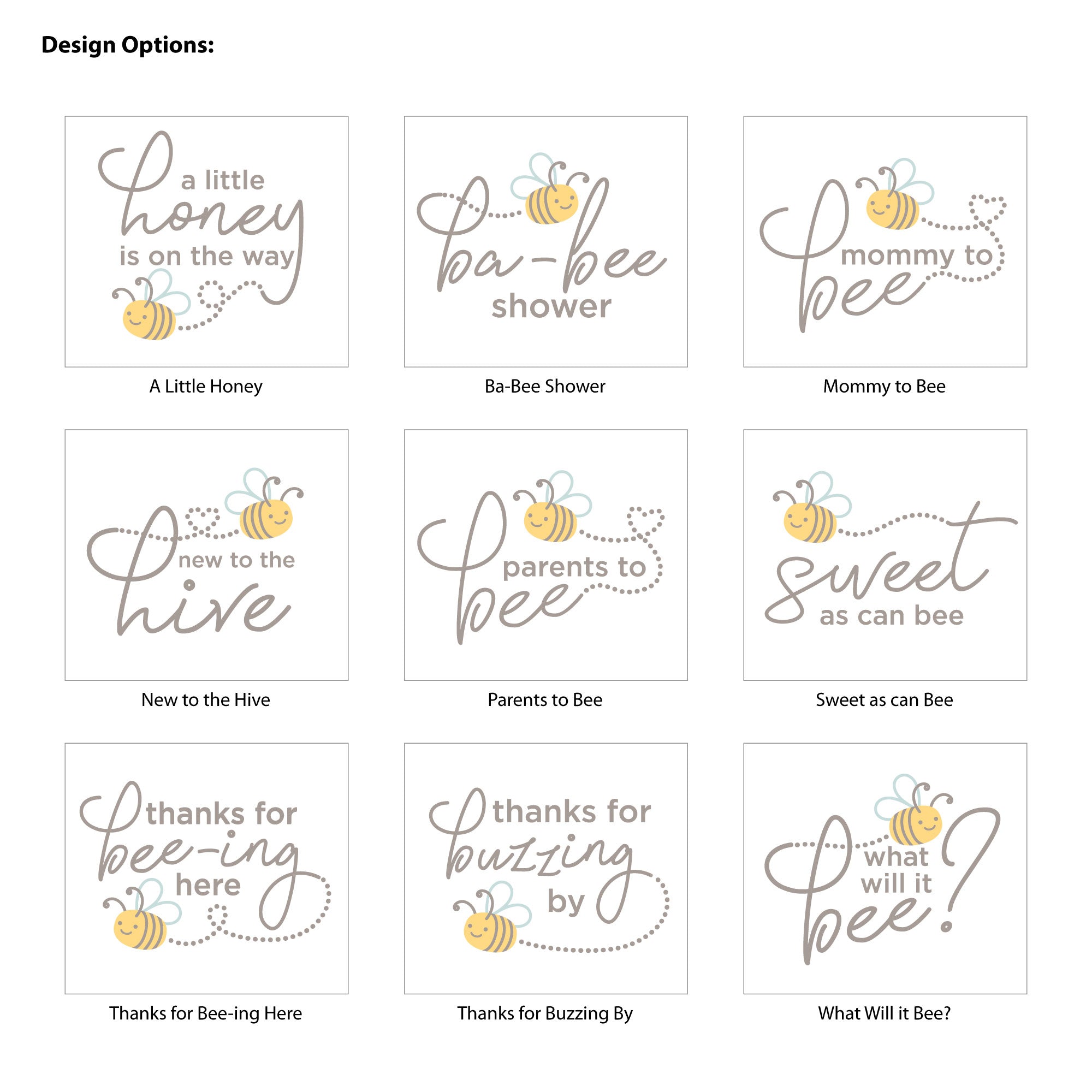 Honey Baby Shower Favors, Mini Honey Jar Favors, New to the Hive