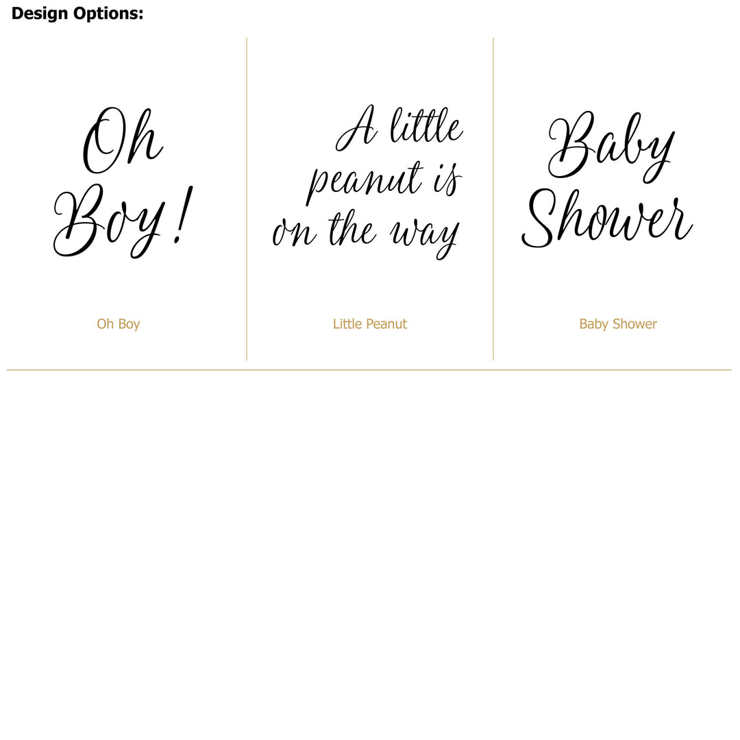 Custom Baby Shower Hand Sanitizer with Carabiner, Gender Reveal, Blue Baby Elephant