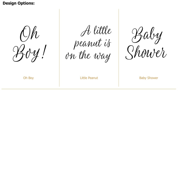 Custom Baby Shower Hand Sanitizer with Carabiner, Gender Reveal, Blue Baby Elephant
