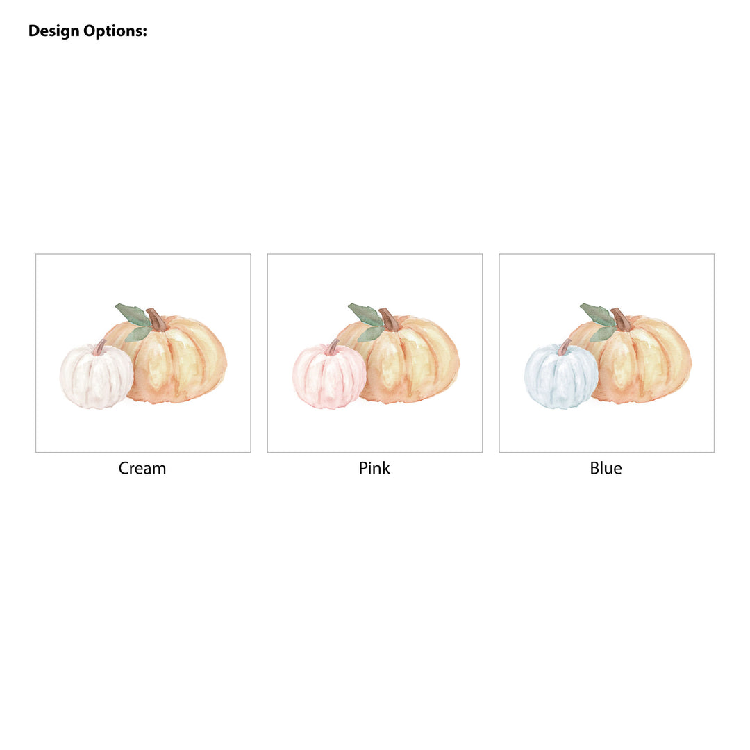 Personalized Candles, Baby Shower Candle Favors, A Little Pumpkin is on the Way, Watercolor Pumpkins, 2oz Mini Lavender Candles