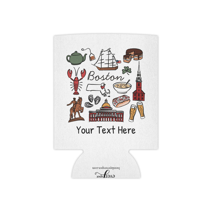 Boston Can Cooler — Personalized Bachelorette Party Can Cooler