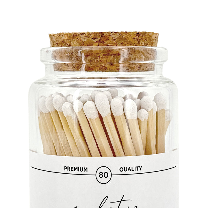 Apothecary Jar Safety Matches, Custom Decorative Matches, Home Décor Gifts, Modern Apothecary Match Jar