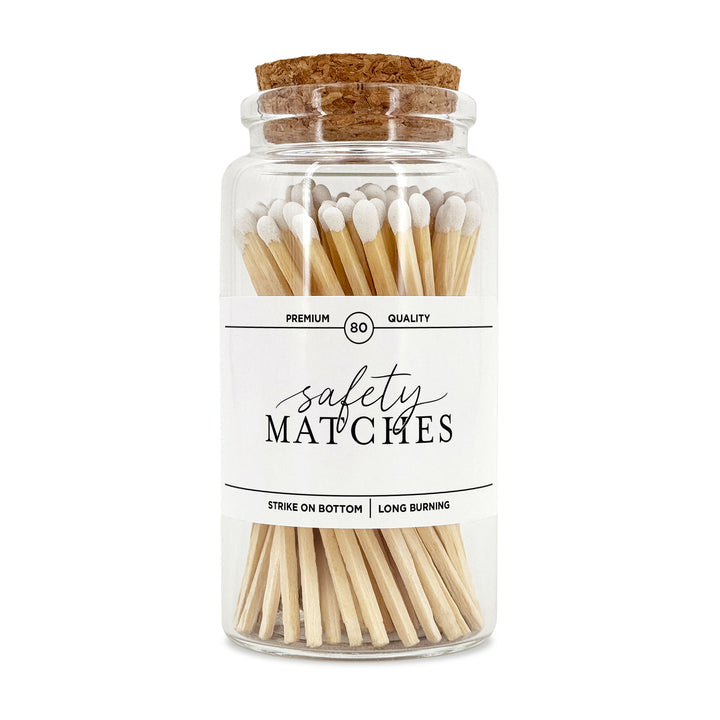 Apothecary Jar Safety Matches, Custom Decorative Matches, Home Décor Gifts, Modern Apothecary Match Jar