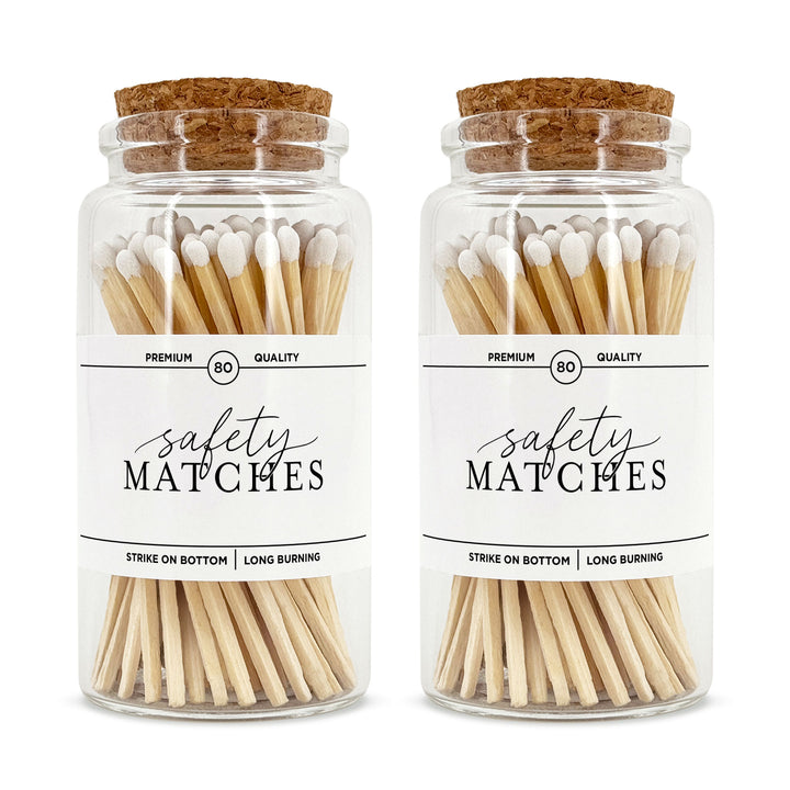 Apothecary Jar Safety Matches, Custom Decorative Matches, Home Décor Gifts, Modern Apothecary Match Jar
