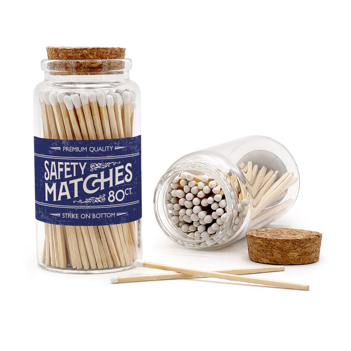 Apothecary Jar Safety Matches, Custom Decorative Matches, Home Décor Gifts, Old Fashioned Match Jar