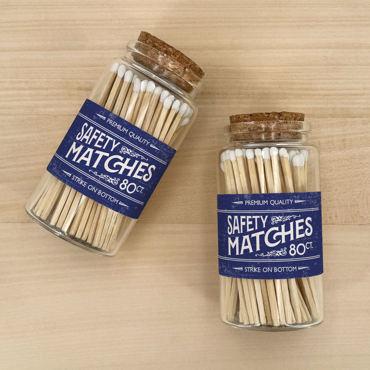 Apothecary Jar Safety Matches, Custom Decorative Matches, Home Décor Gifts, Old Fashioned Match Jar